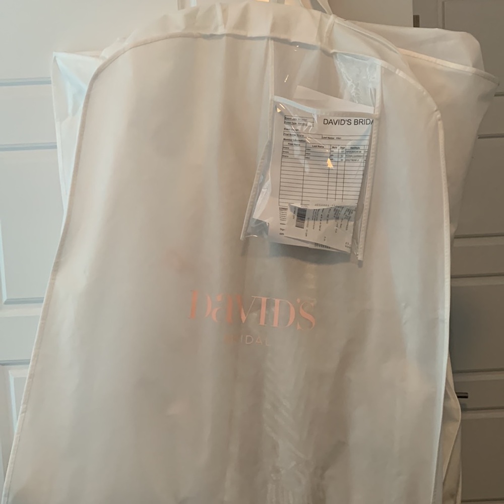 David’s Bridal Db Studio Beaded Sheath V Neck Dre… - image 7